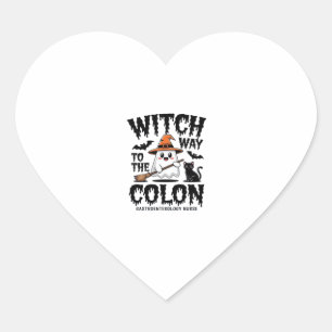 Sticker Cœur Infirmière Endo Halloween Infirmière gastro-intest
