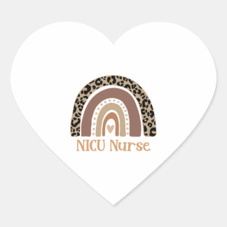 Sticker Cœur Infirmière NICU - Infirmière néonatale mignonne