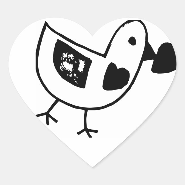 Sticker Cœur Inséparable (Devant)