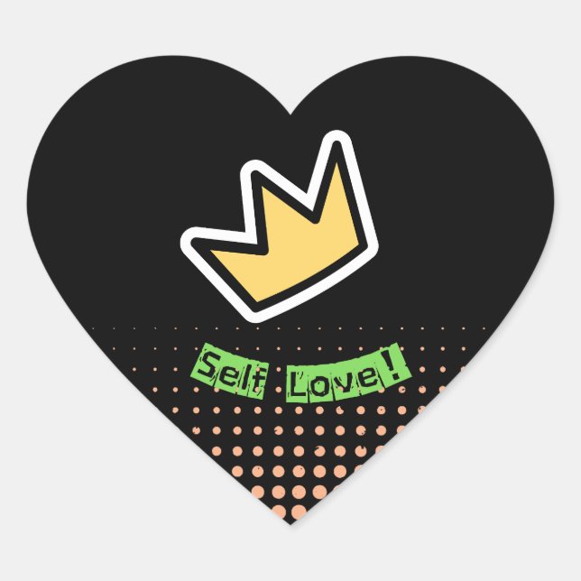Sticker Cœur Invitation de la Mariée (Devant)