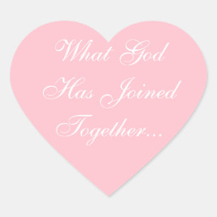 Sticker Cœur Invitations Personnalisés Bubble Gum Rose