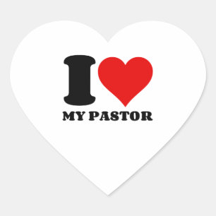 STICKER CŒUR J'AIME MON PASTEUR