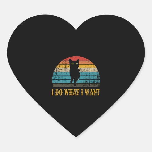 Sticker Cœur je fais ce que je veux (Devant)