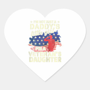 Sticker Cœur Je ne suis pas qu'une petite fille daddys, je suis