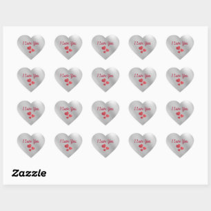 Sticker Cœur Je t'aime