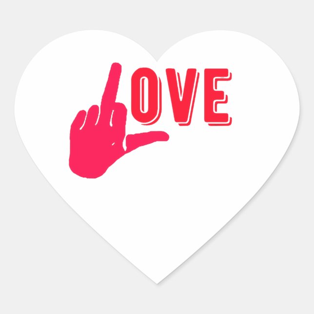 Sticker Cœur Je t'aime plus. (Devant)