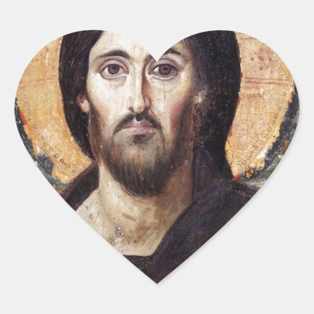 Sticker Cœur Jésus Christ (Devant)