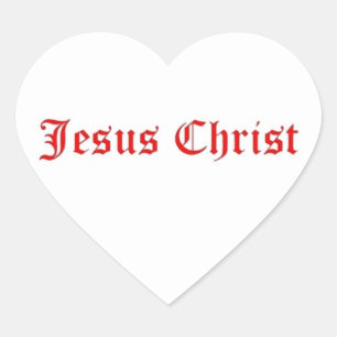 STICKER CŒUR JESUS CHRIST