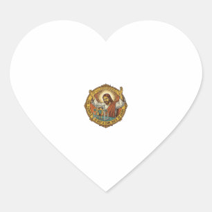 Sticker Cœur Jésus Colère Curl Biceps Rack Gym Agacement H