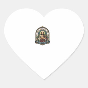 Sticker Cœur Jésus Pain De Vie Jésus Pain De Vie Boulangerie Ch