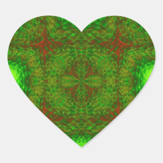 Sticker Cœur Kaleidoscope