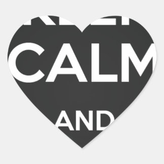 Sticker Cœur Keep Calm and Vape On