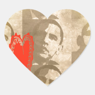 Sticker Cœur Kenya We Lovely You Perspective Art Design