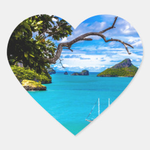 Sticker Cœur La belle Thaïlande