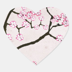 Sticker Cœur la fleur antique 7 des fernandes élégants