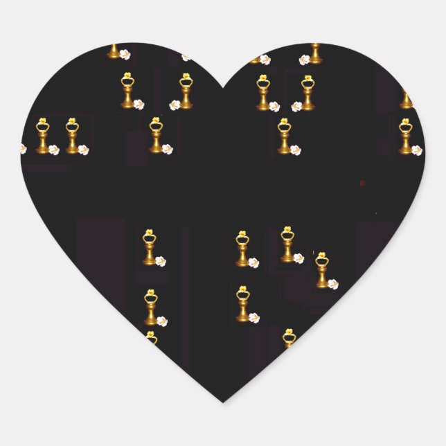 Sticker Cœur L'amour est (Devant)