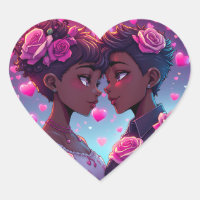 L'amour LGBT | Couple Anime Africain-Américain