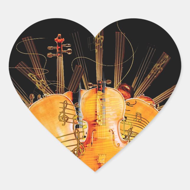 STICKER CŒUR LES CHAÎNES DU SOLEIL (Devant)