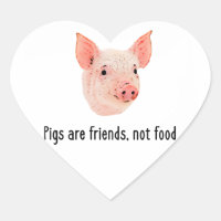 Les porcs sont amis, pas la conception alimentaire
