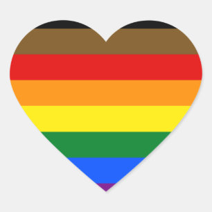 STICKER CŒUR LGBTQ