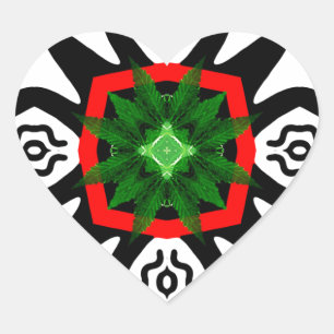 Sticker Cœur Libérez L'Herbe_