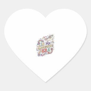 Sticker Cœur Licorne Dans Mon Ère de Brillance Vêtements Kawaii
