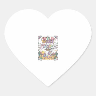 Sticker Cœur Licorne Magie Far West Original