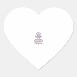 Sticker Cœur Licorne Trop Rare pour Comparer T-Shirt Cute Paste