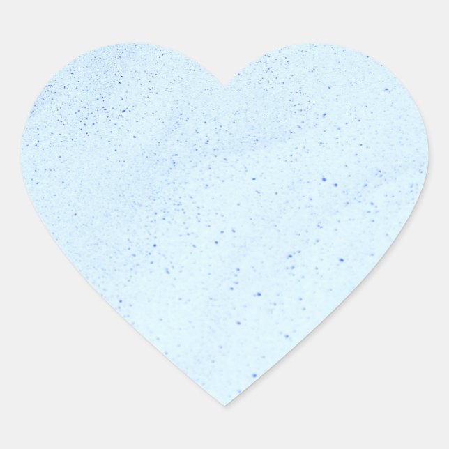 Sticker Cœur Light Blue Sand (Devant)