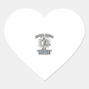 Sticker Cœur Maillot de joueur de tournoi de l'Académie de foot