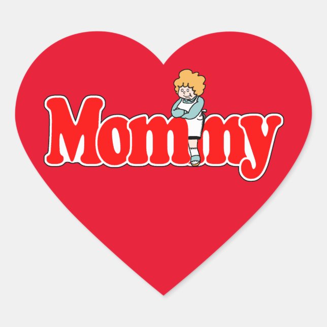 Sticker Cœur Maman (Devant)