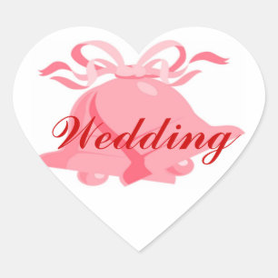 Sticker Coeur mariage Bells