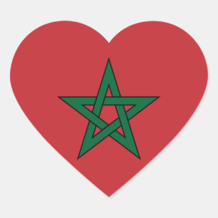 Sticker Cœur maroc