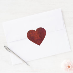 Sticker Cœur marron