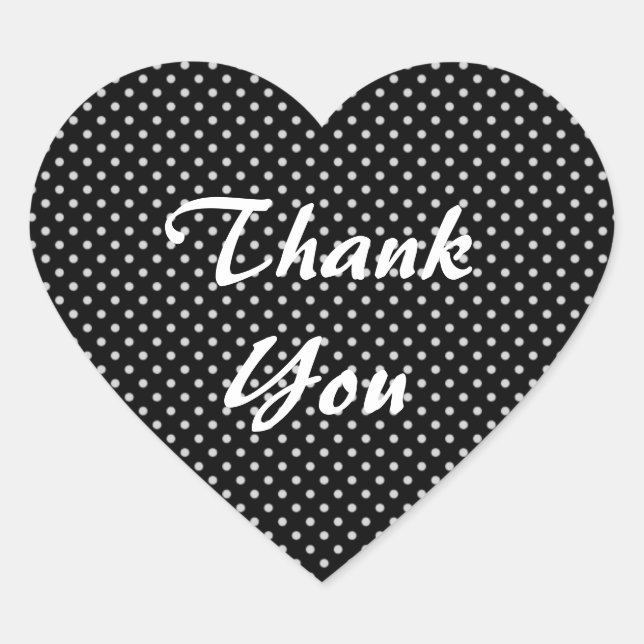 Sticker Cœur Merci (Devant)