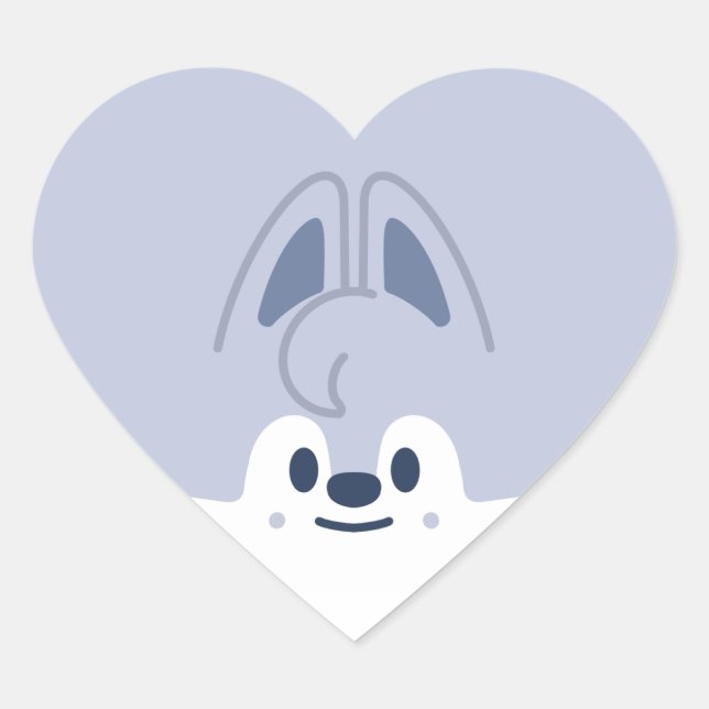 Sticker Cœur MINI SKZOO - Wolf Chan (Devant)