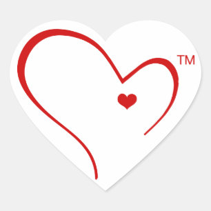Sticker Cœur Mitaines pour l'autocollant de logo de coeur de