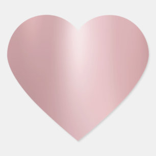 Sticker Cœur Modèle tendance élégant moderne or rose vierge