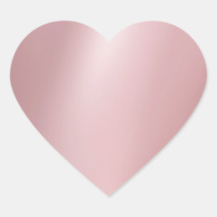 Sticker Cœur Modèle tendance élégant moderne or rose vierge