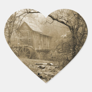 Sticker Cœur Morning Mist