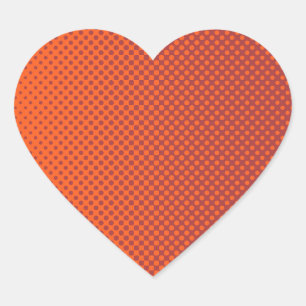 Sticker Cœur My Favorite couleur Melon