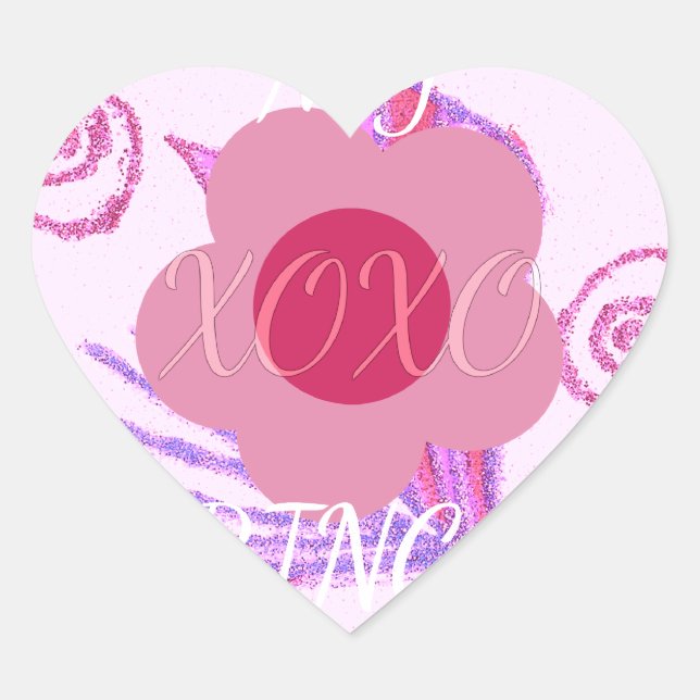 Sticker Cœur My Little Princess : Baby Pink Vector Inspirationa (Devant)