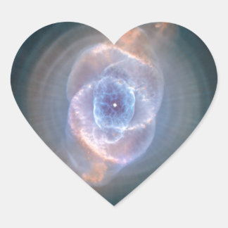 Sticker Cœur Nebula oculaire du chat, NGC 6543