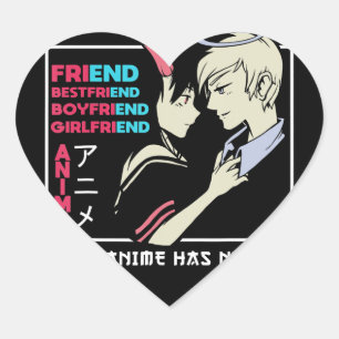 Sticker Cœur No End Anime Vêtements Manga Art Cosplay Otaku Cad