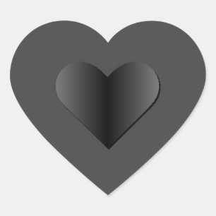 Sticker Coeur Noir