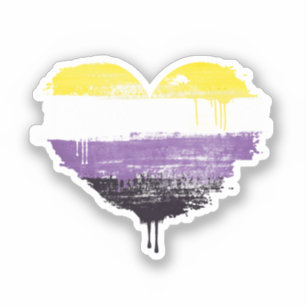 STICKER COEUR NON BINAIRE