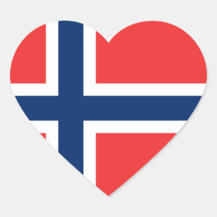 Sticker Cœur norway