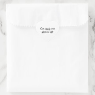 Sticker Cœur 'Notre bonheur éternel démarre au golf' Cadeaux de