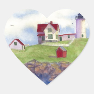 Sticker Cœur nubble d'été