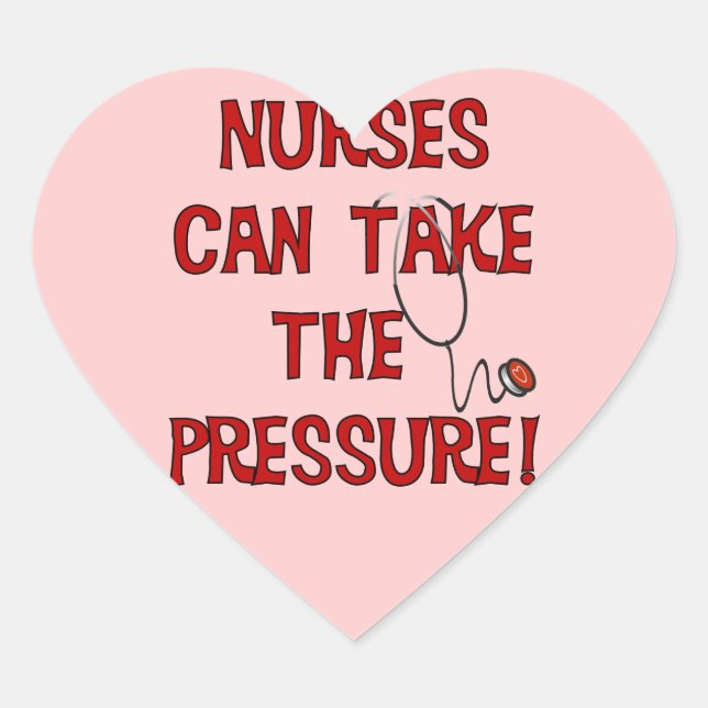 Sticker Cœur Nurses Can (Devant)